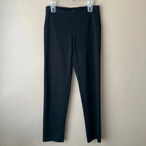 Eileen Fisher black knit pants sz sm